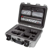 Sony A7R Size Camera Nanuk 920 Case with Lid Organizer - Silver