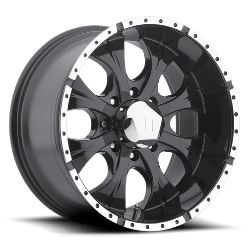 Helo HE791 8X6.5 17X9 G-BLK MACH -12MM - HE7917980312AA