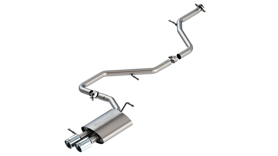 BORLA Cat-Back Performance Exhaust System 140845 for 2020-2023 Toyota Corolla SE/XSE 2.0L 4 Cyl. Automatic/Manual Transmission Front Wheel Drive 4 Door Sedan