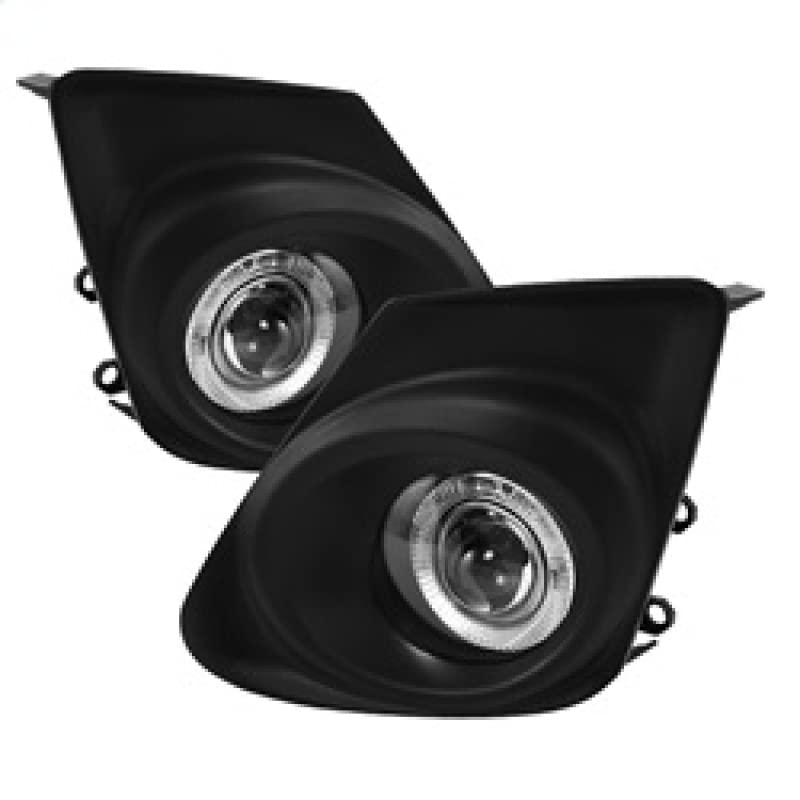 Projector Spyder Auto 5038555 Halo Style Fog Lights Black/Clear