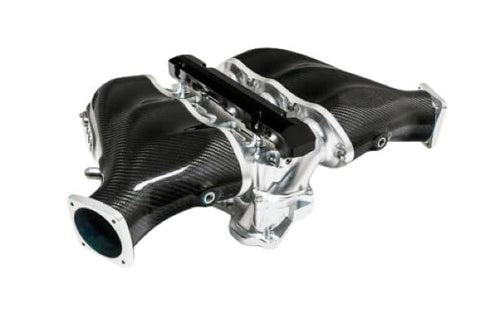 Carbon Fiber/Billet ALPHA GT-R Intake Manifold w/Secondary Fuel Rail (12 Injector) Purple