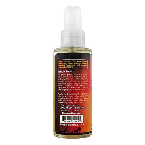 Chemical Guys Signature Scent AIR_069_04 Premium Air Freshener and Odor Eliminator, Smell of Success (Great for Cars, Trucks, SUVs, RVs, Home, Office & More) 4 fl oz