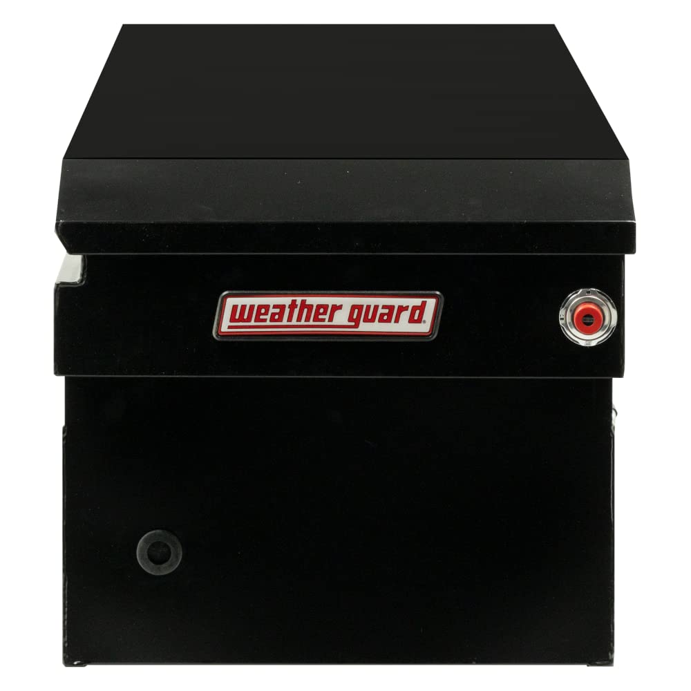 Saddle Weather Guard Truck Tool Box Steel Standard Gloss Black