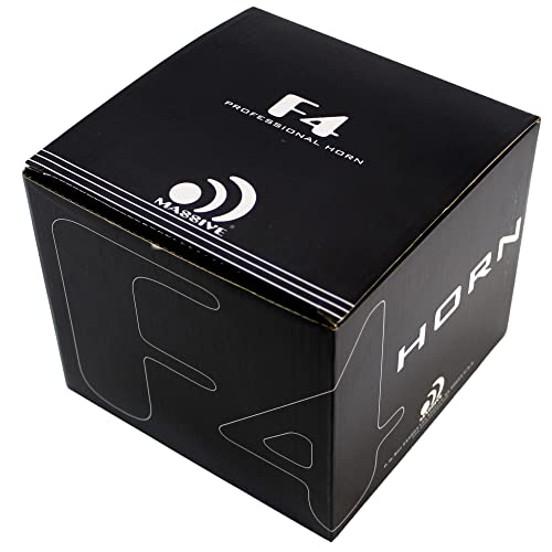 F4 Massive Audio Flare Horn | 2" Bolt-On Compression Driver Horn | 90° x 40° Dispersion | High SPL | Pro Audio & Car Sound Upgrade