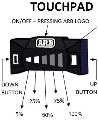 Wiring Loom ARB SJBHARN Cable Harness for ARB Intensity Solis Lights with Dimmable Touch Pad