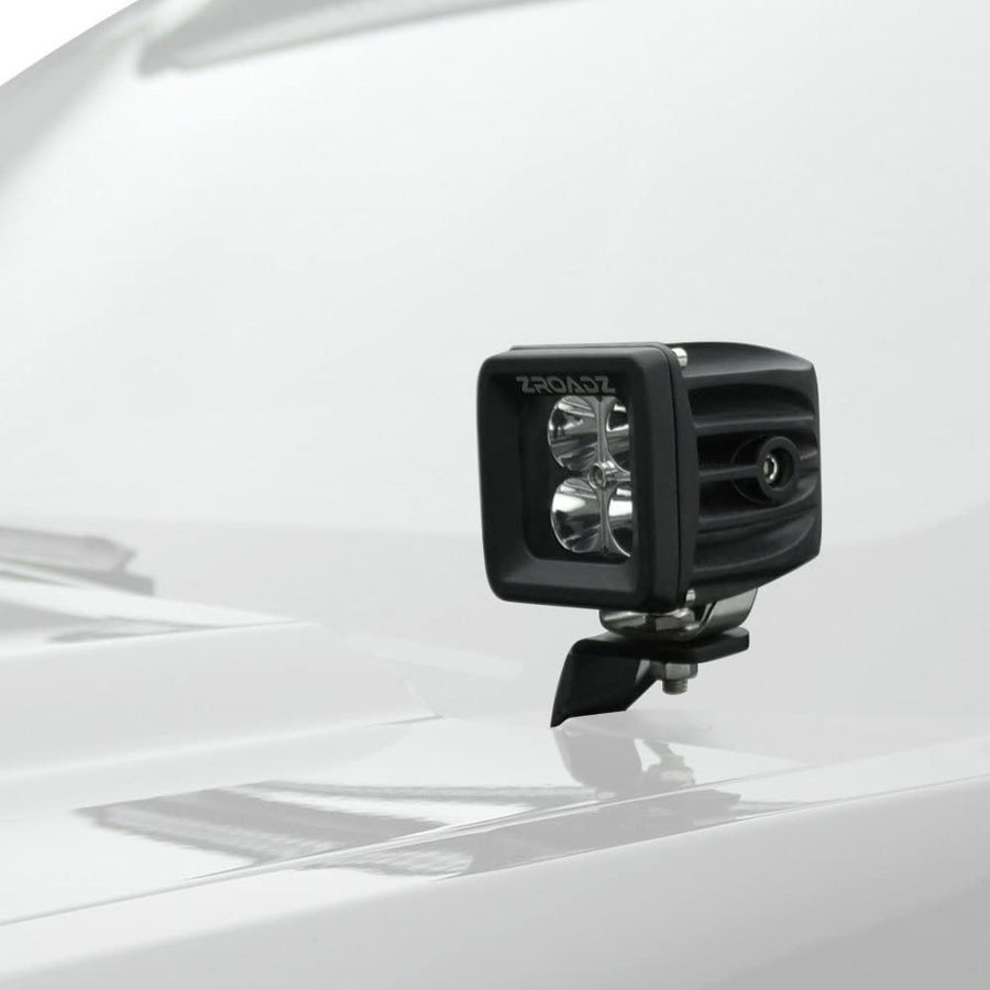 ZROADZ Black A-Pillar 2-LED Pod Light KIT Z364521-KIT2 compatible with 2009-2016 DODGE RAM 1500