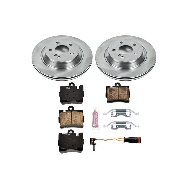Power Stop KOE2997 Rear Replacement Brake Kit-OE Brake Rotors & Ceramic Brake Pads For Mercedes-Benz S430 2000-2002, Mercedes-Benz S500 2000-2003 [Model Specific]