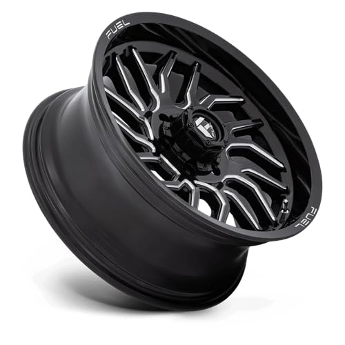 D807 HURRICANE FUEL OFF-ROAD 20X9, 6X135, 5.04, 1mm GLOSS BLACK MILLED - D80720908950