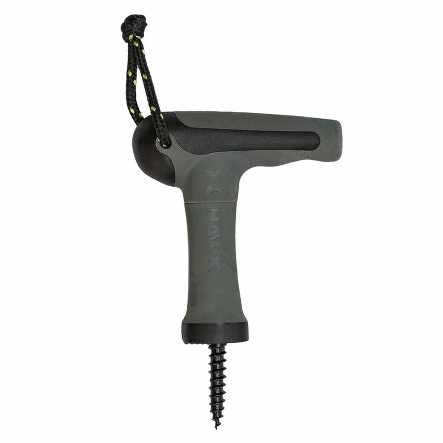 Hawk Easy-Grip Jab Handle Lightweight Hunting Tree Hook with Beefy T-Handle and Ultra-Sharp AugerTip Threads
