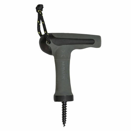 Hawk Easy-Grip Jab Handle Lightweight Hunting Tree Hook with Beefy T-Handle and Ultra-Sharp AugerTip Threads