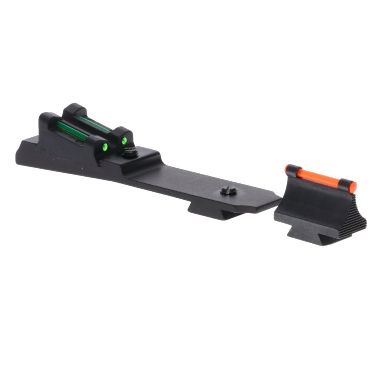 Ruger 10/22 Compatible TRUGLO Rimfire Fiber Optic Front Red Rear Green Sight Set