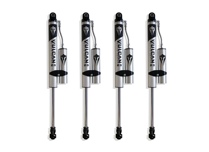 Part# 949942VR MAX TRAC SUSPENSION'S is A Box KIT Including Front & Rear Vulcan Series Reservoir Shocks (W/ 4.5" Lift)