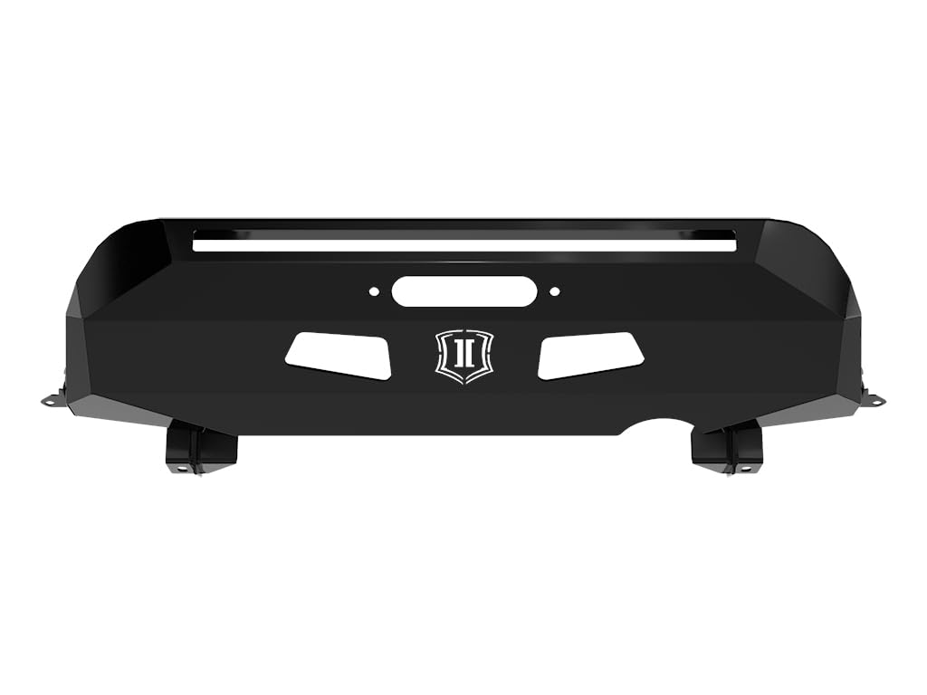 Icon Front Armor Impact Bumper, Compatible with 2016-Up Toyota Tacoma Sport, 56220