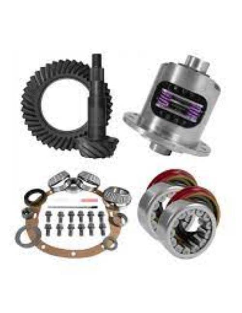 4.56 Rear Ring & Pinion, 8.5" GM, Install Kit, 30spl Posi, Axle Bearings & Seals