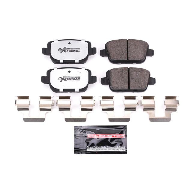 Power Stop Z36-1314 Z36 Truck & Tow Rear Carbon Fiber-Ceramic Brake Pads with Hardware For Volvo S80 2007-2008, Volvo S80 2012-2014 [Model Specific]