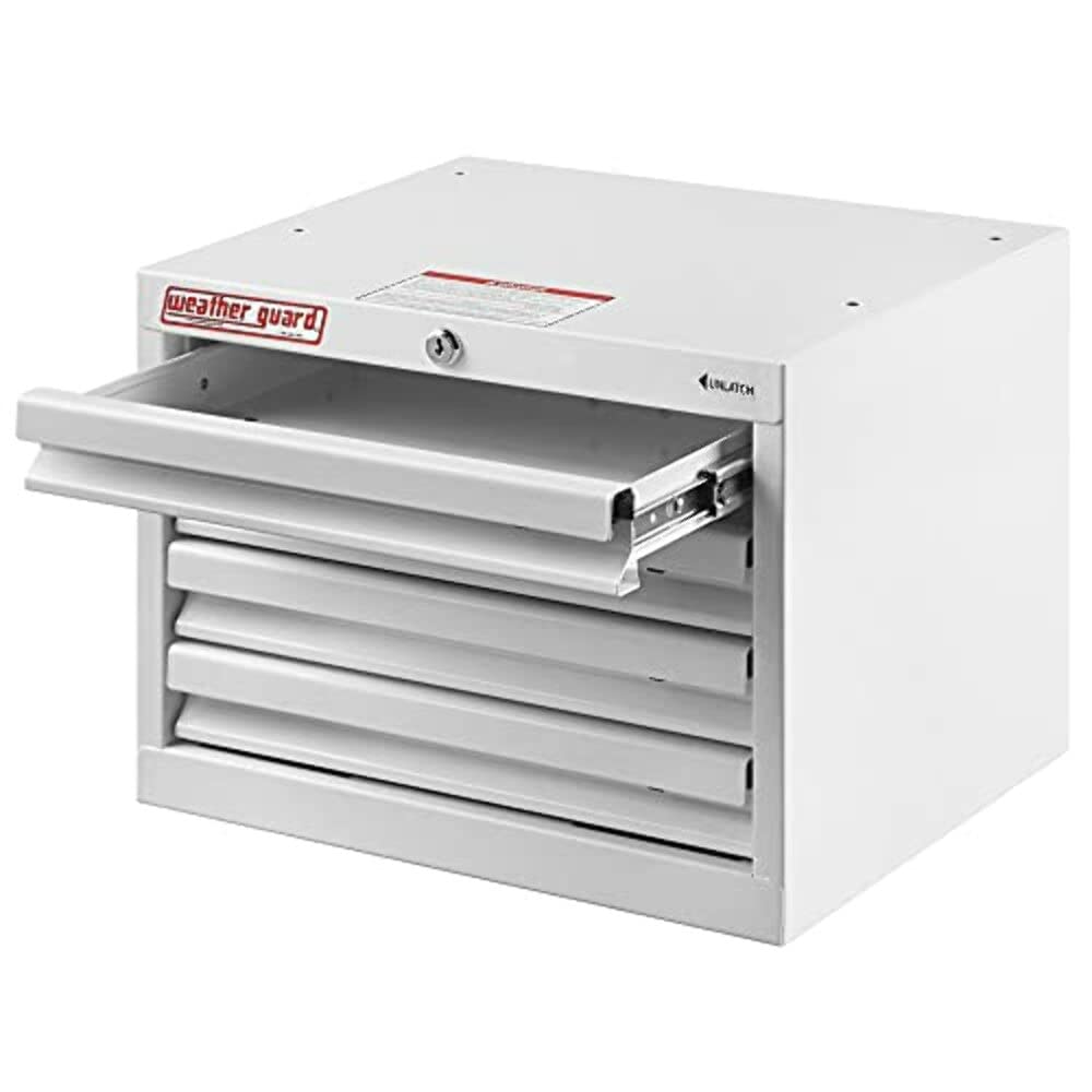 4 Drawer Weather Guard Tall Cabinet, White 9914302