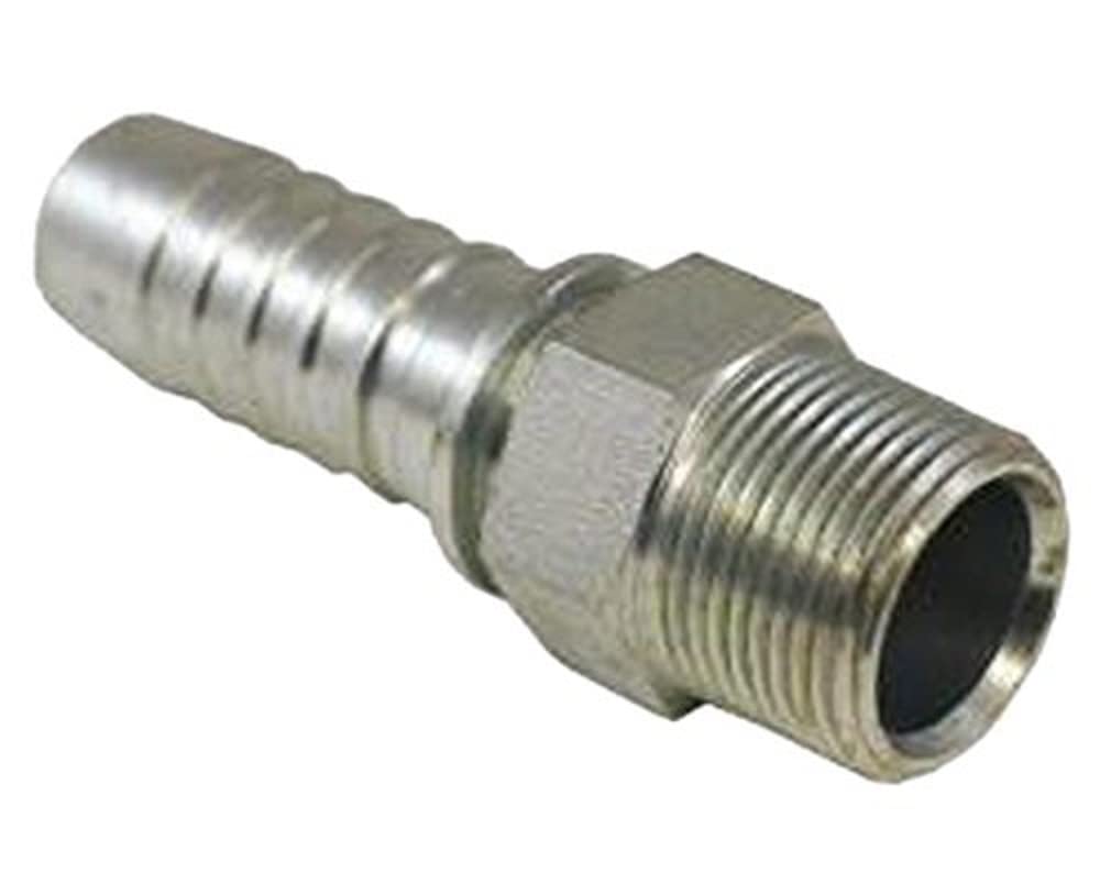 GlobalSpiral Series Gates 169-0100-0808 Couplings, Male Pipe NPTF, 30 Degree Cone Seat, 1/2" ID