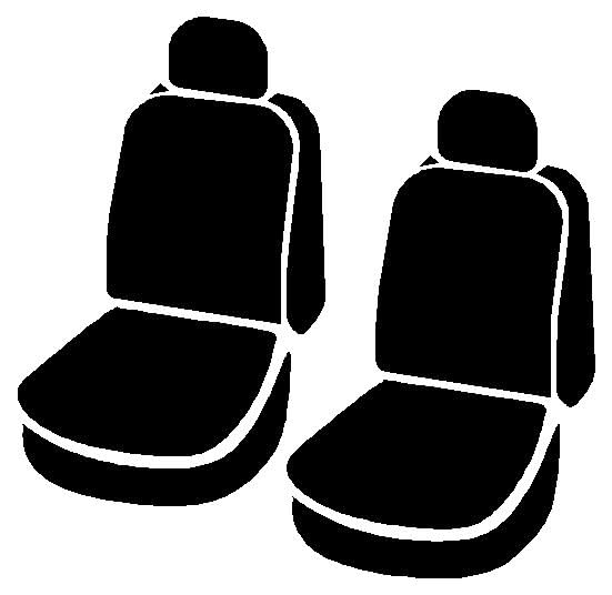 Gray Fia SP87-70 Custom Fit Front Seat Cover Bucket Seats - Polyester, (Gray)