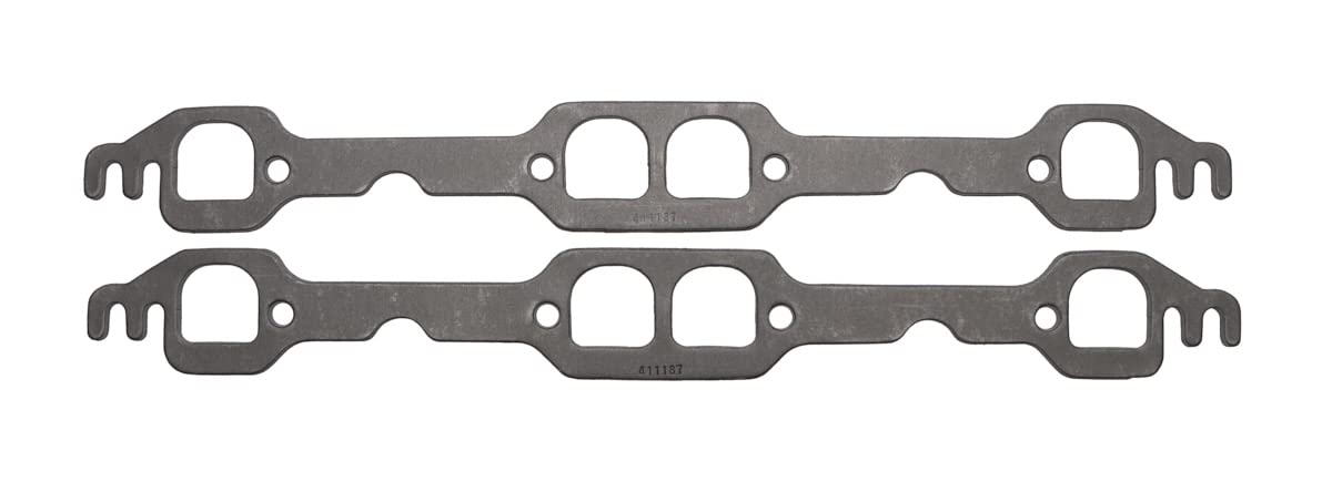 SCE Gaskets Exhaust Header/Manifold Gasket SCE, 1.450 x 1.370 in D Port, 0.150 in Thick, Graphite, Pair