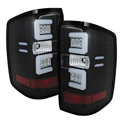 Chevy Silverado LED Tail Light Spyder Auto ALT-YD-CS14-LBLED-BK