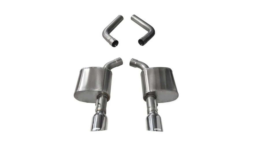 Corsa - 6.4L/17-19 Dodge Charger 5.7L Polished Sport AxleBack Exhaust w/4.5in Tips (21019) 15-19 Dodge Charger