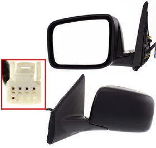 Mirror Replacement DSA 3373PL For Nissan Rogue Driver Side Power Heated Manual Folding