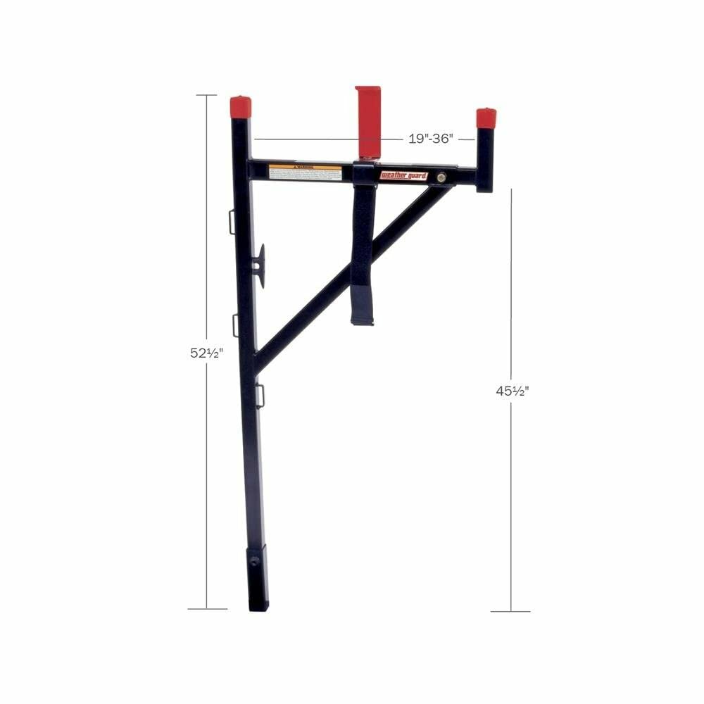Rear WEATHER GUARD Ladder Rack (Only) Black (for 1450) 1/2 Set