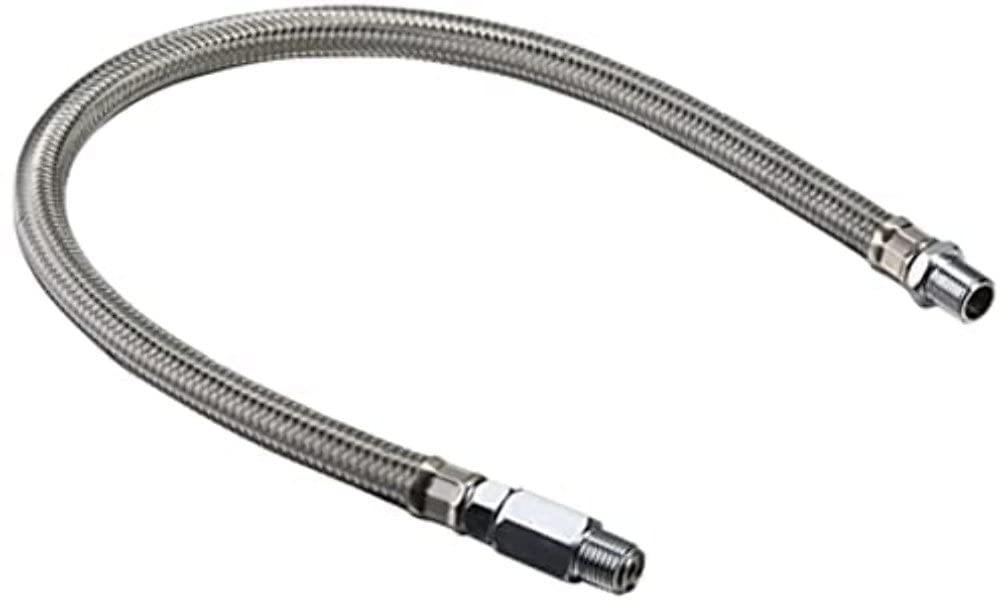 Leader Hose Bulldog Winch 42030- with Check Valve 1/4 Inch X 20 Inch Stainless Braided