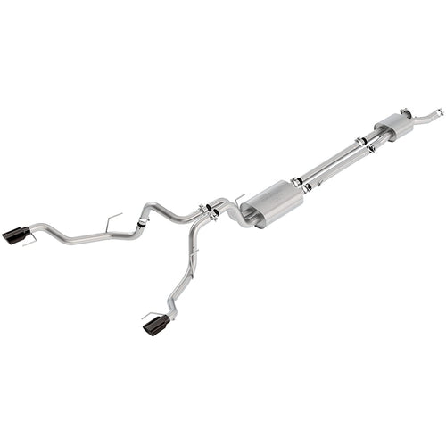 2017 Ford Raptor Ford Racing (M-5200-F15RTB) 3.5L Touring Cat-Back Exhaust System w/Black Tips (No Drop Ship)