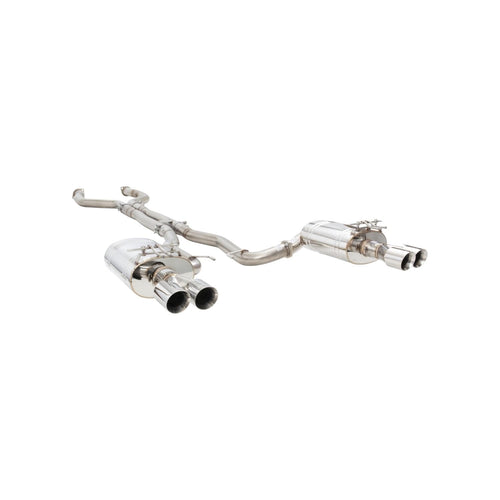 Pontiac G8/Chevrolet SS Sedan XFORCE Stainless Steel Twin 3" System with Straight Pipe Centre