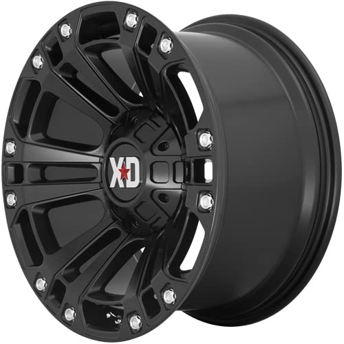 Xd851 Monster 3 Satin Black Wheel XD Wheels with Alloy Steel (20 x 10. inches /6 x 106 mm, -18 mm Offset)