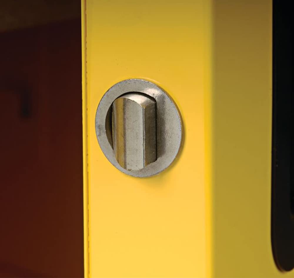 40 Gallon Eagle Paint & Ink Safety Cabinet, 3 Shelves, 2 Door, Manual Close, Yellow, YPI32X