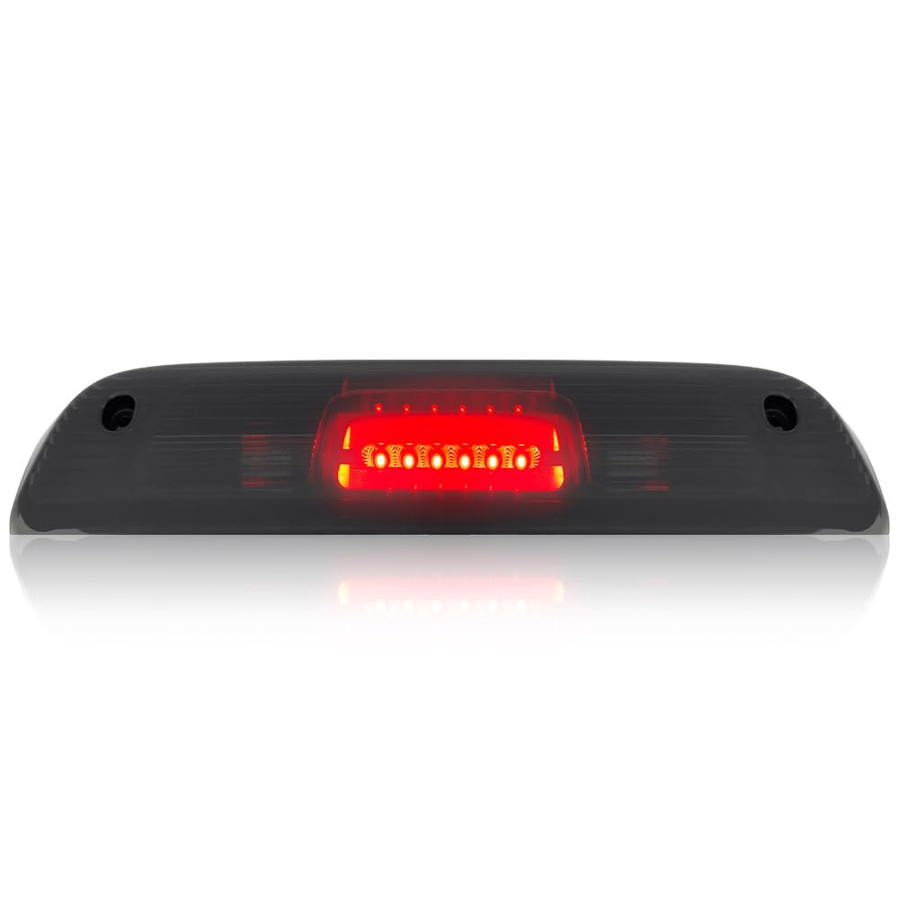 RECON - Fits 2014-2018 Silverado & Sierra (3rd Gen) 1500, 2500, 3500 Ultra High Power Red CREE XML LED 3rd Brake Light with White LED Cargo Lights with Smoked Lens