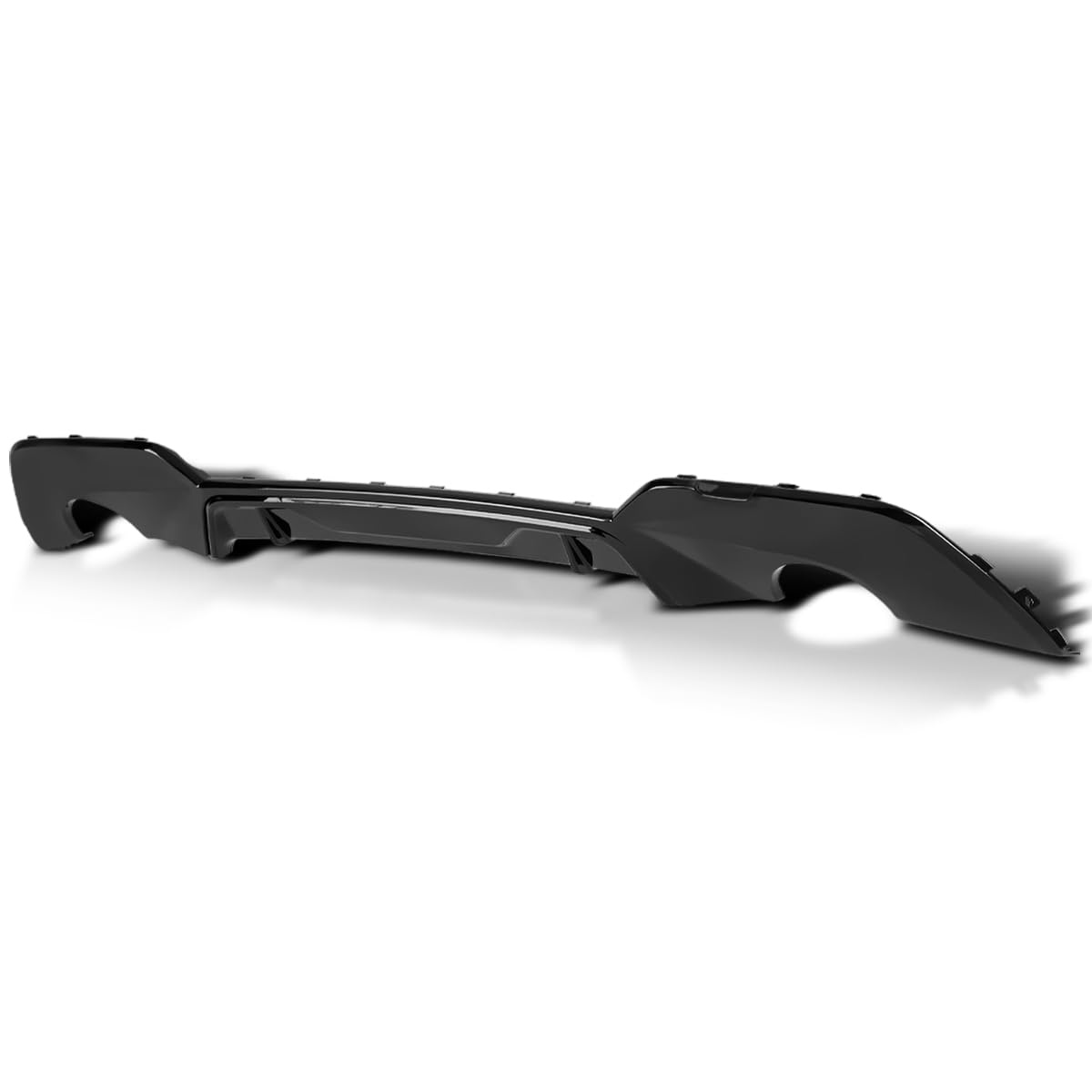 Rear Single Exhaust Diffuser Spoiler Lip Spec-D Tuning Compatible with BMW G20 3 Series M Sport 2019-2020