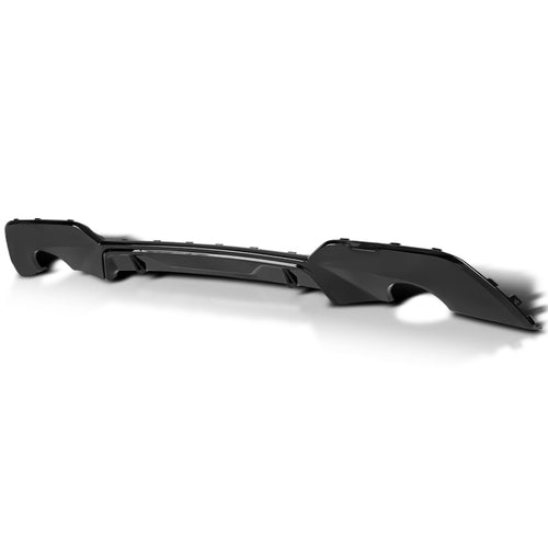 Rear Single Exhaust Diffuser Spoiler Lip Spec-D Tuning Compatible with BMW G20 3 Series M Sport 2019-2020