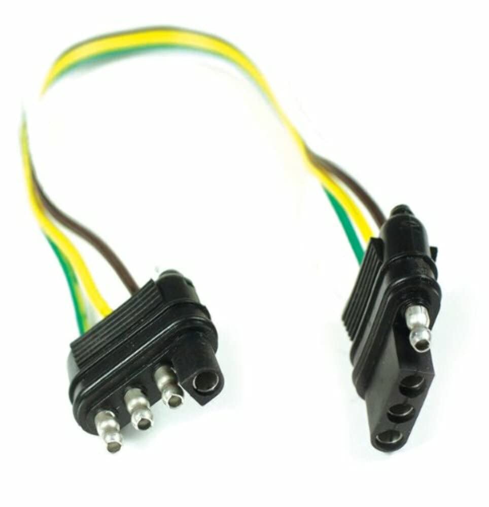 4-Way Flat Type Husky Connector with 12" Loop