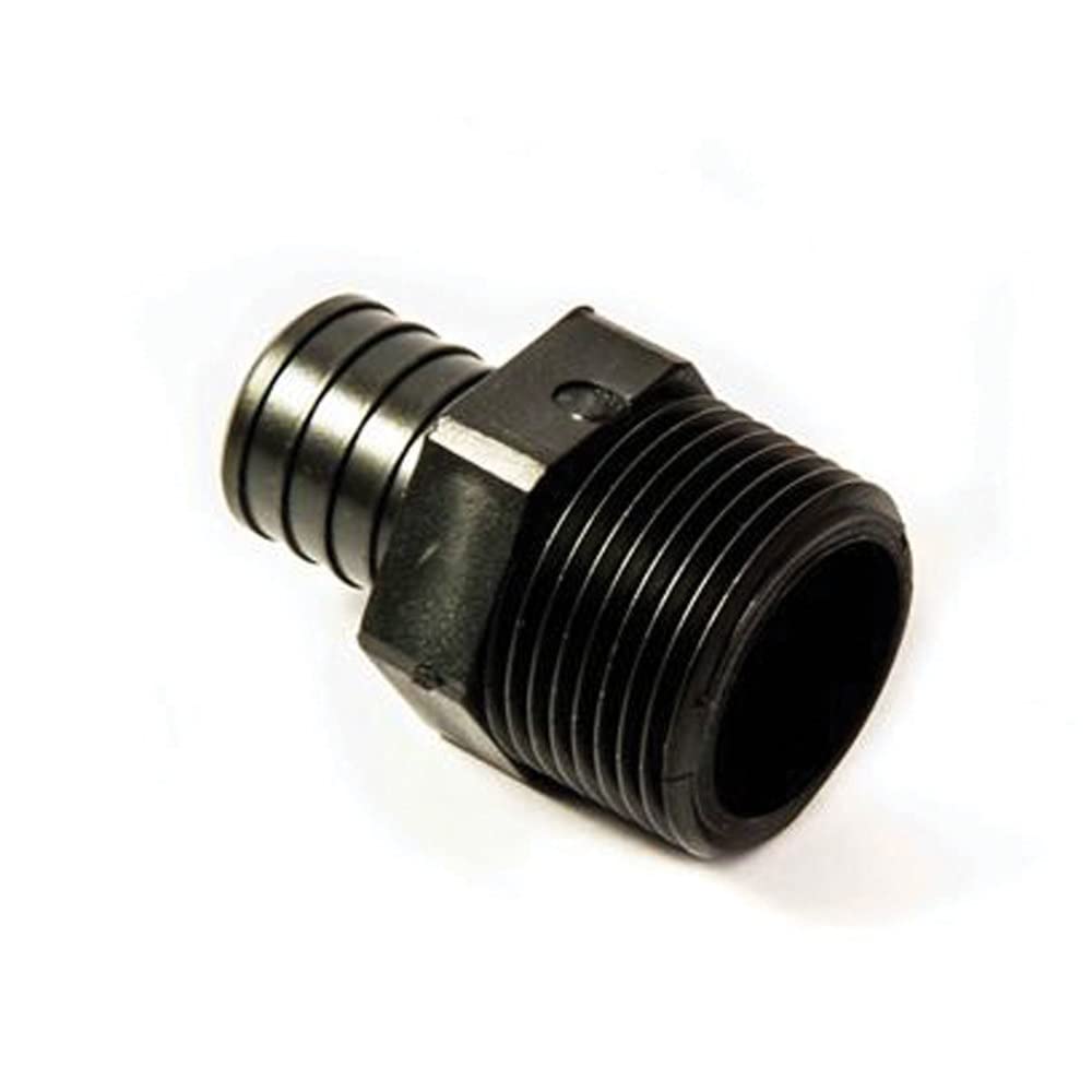 Plastic Male Adapter Ecopoly 29848, 0.75" Size