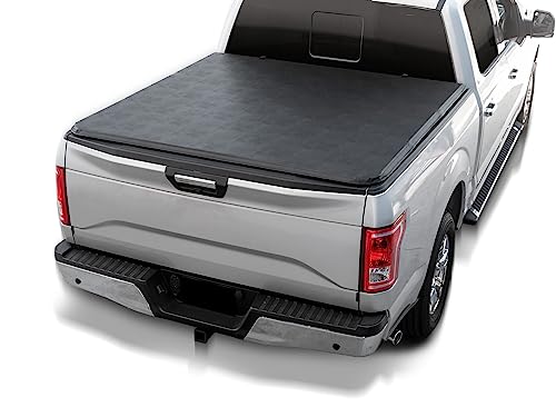 CoveRex TF Series Armordillo USA Lightweight Soft Vinyl Tri-Fold Truck Bed Tonneau Cover Fits 2002-2008 Dodge Ram 1500/2003-2009 Ram 2500 3500 6.5 Ft (78") Bed