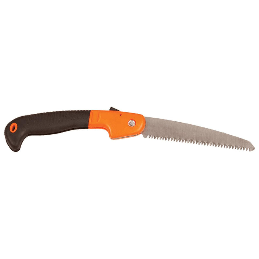 Folding Muddy Saw - 7-inch Serrated Steel Blade Compact Durable Lightweight Portable Versatile Outdoor Hunting Hiking Handsaw with Ergonomic Handle & Secure Locking Mechanism