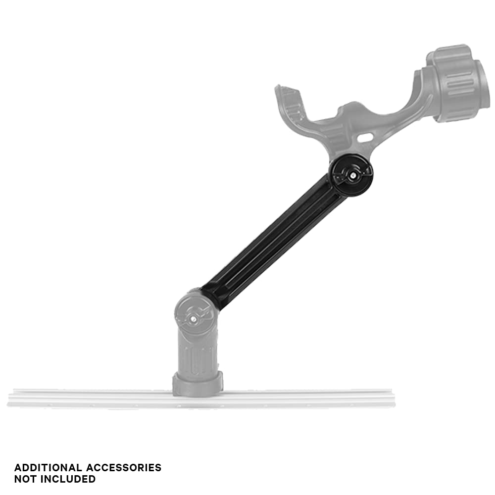 8" YakAttack Extension Arm for LockNLoad Accessories | Rod Holder & Fish Finder Riser | Track Mount Compatible | Includes Hardware | Made in USA | Kayak Fishing Attachment