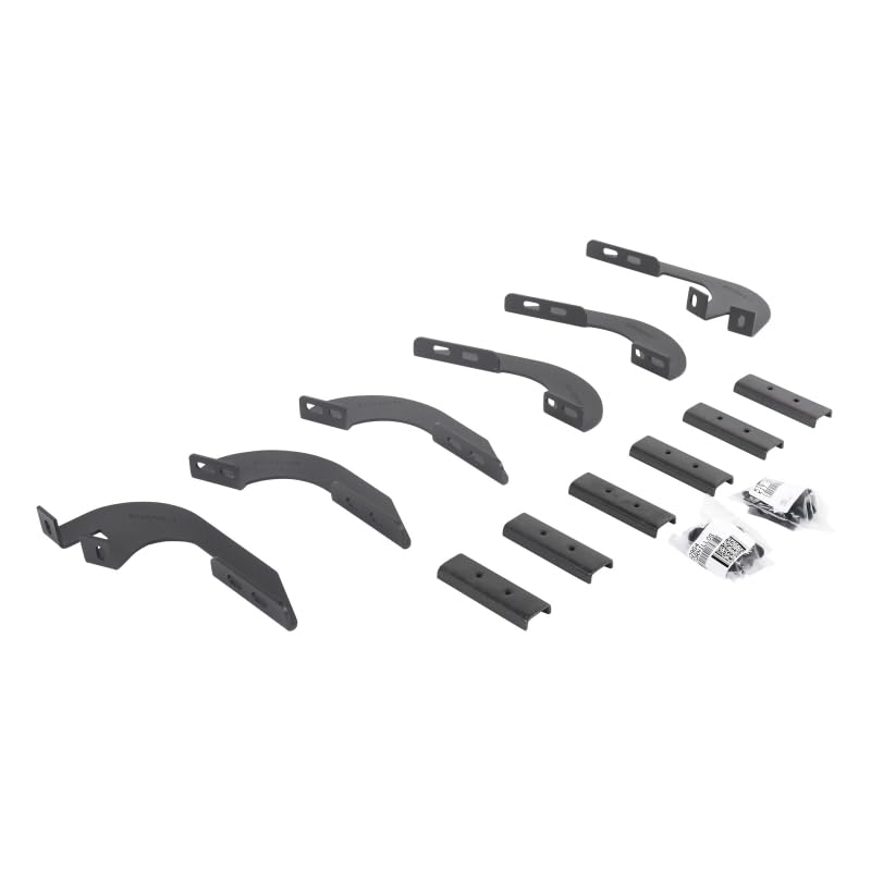 Go Rhino V-Series V3 / RB10 Slim / RB20 Slim / RB30 Slim Mounting Brackets | Mild Steel, Textured Black | 6944296 | Fits 2005-2023 Toyota Tacoma Double Cab Pickup