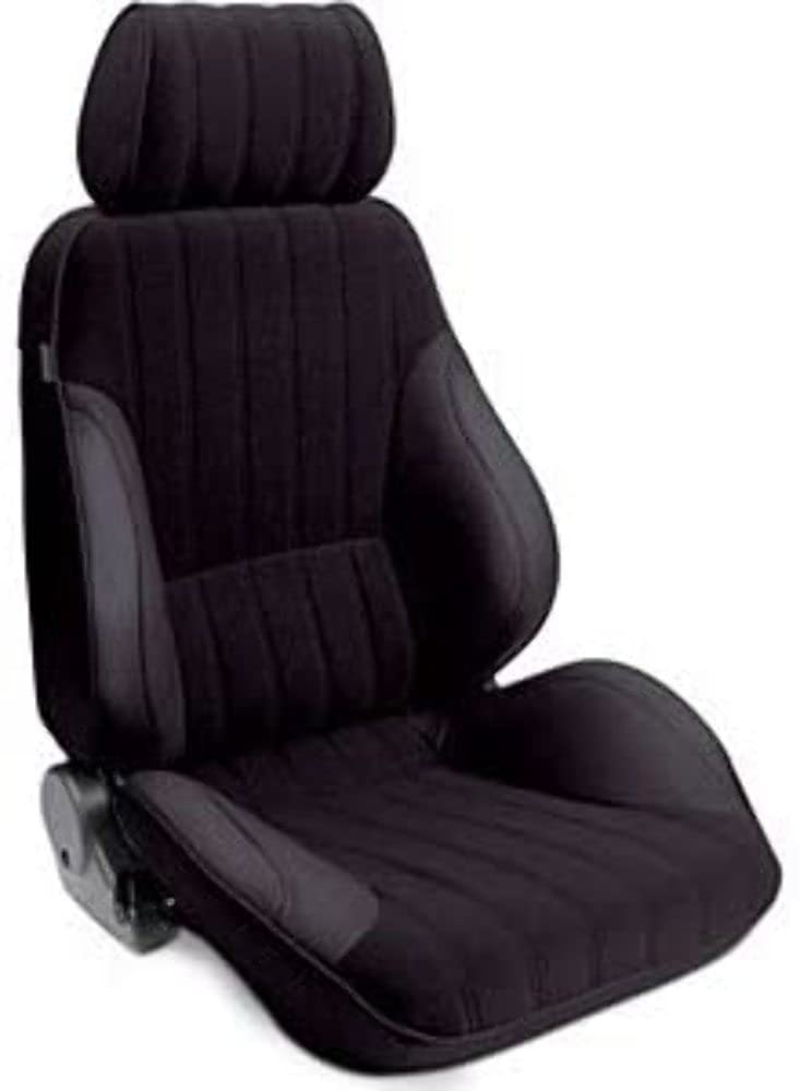 Rally XL Recliner ProCar by Scat Black Velour Insert, Right Black Vinyl Sides