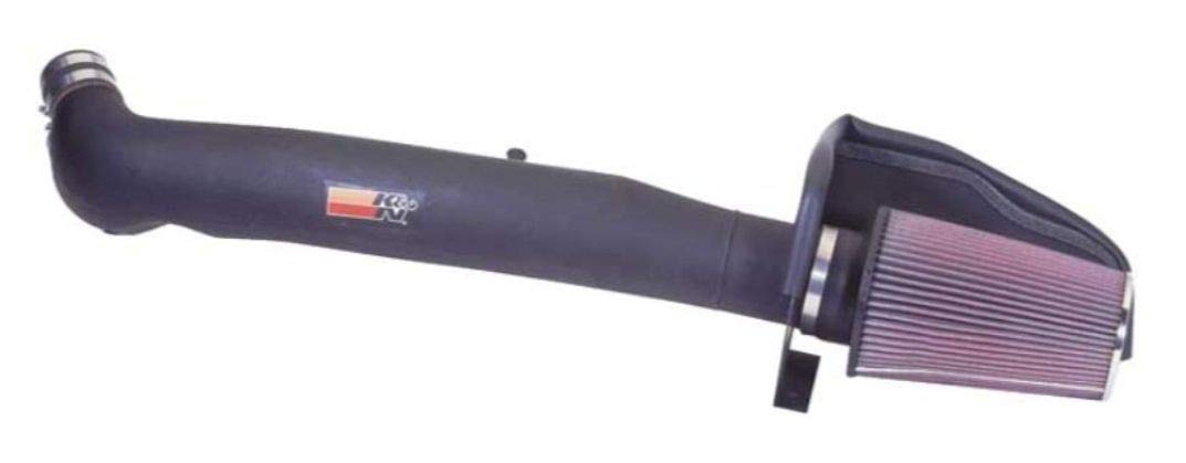 Cold Air Intake System K&N: High-Flow Air Filter, Increase Performance & Towing: Compatible with 1988-1995 Ford: Bronco, F150, F250, 57-2542
