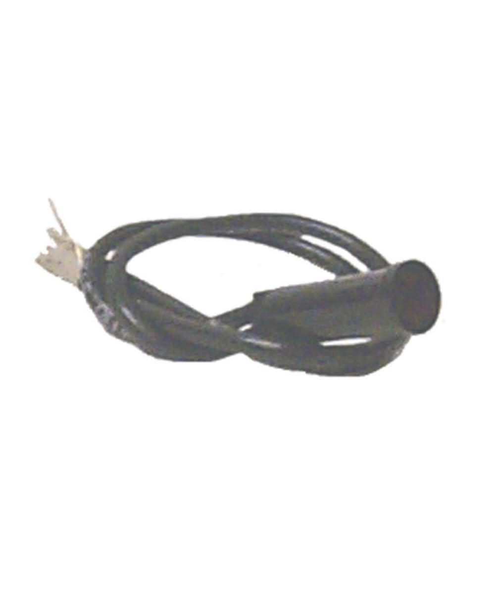 Sierra International UN22150 Indicator Light Small for 125 VAC Use Only with Tinned Copper Wire Leads & 5/16" Mounting Hole, Red, 5"