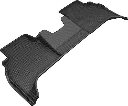 3D MAXpider Custom Fit Second Row All-Weather Floor Mats for 2019-2021 Mercedes Benz G-Class - Kagu Rubber (Black)