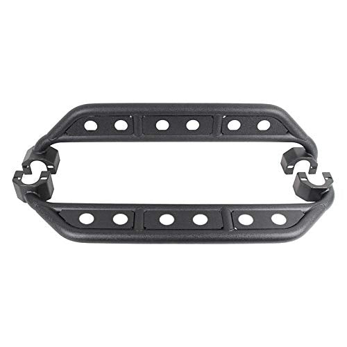 Jeep Wrangler FISHBONE Side Steps 07-17 JK 2 Door Steel Black Textured Powdercoat