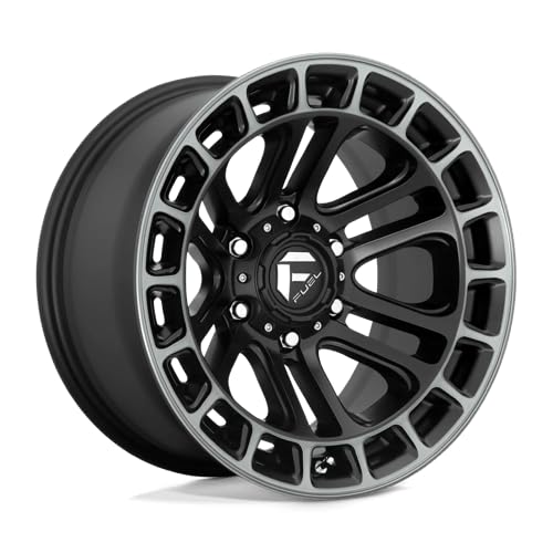 D720 FUEL OFF-ROAD HEATER 20X10, 6X5.5, 4.79, -18mm MATTE BLACK DOUBLE DARK TINT MACHINED - D72020008447