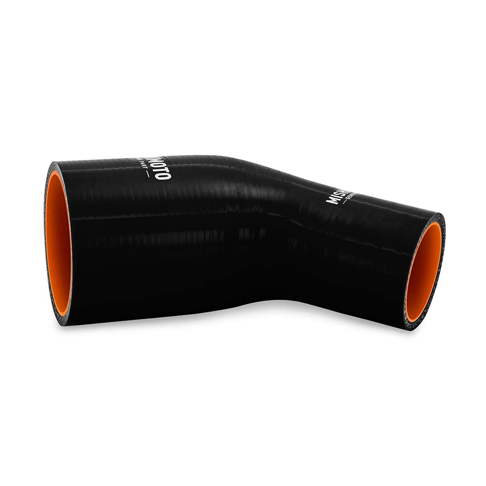 Mishimoto 45-Degree MMCP-R45-2030BK Silicone Transition Coupler, 2.00" to 3.00", Black