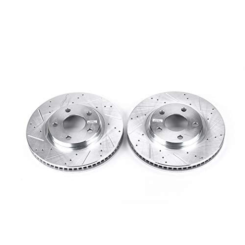 Power Stop Front AR8255XPR Drilled & Slotted Evolution Rotor Pair