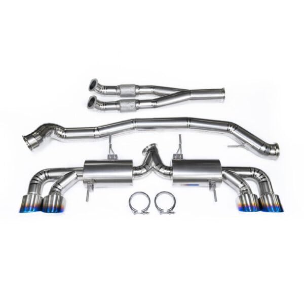 GT-R ALPHA Performance Titanium 102mm Exhaust System 2009+